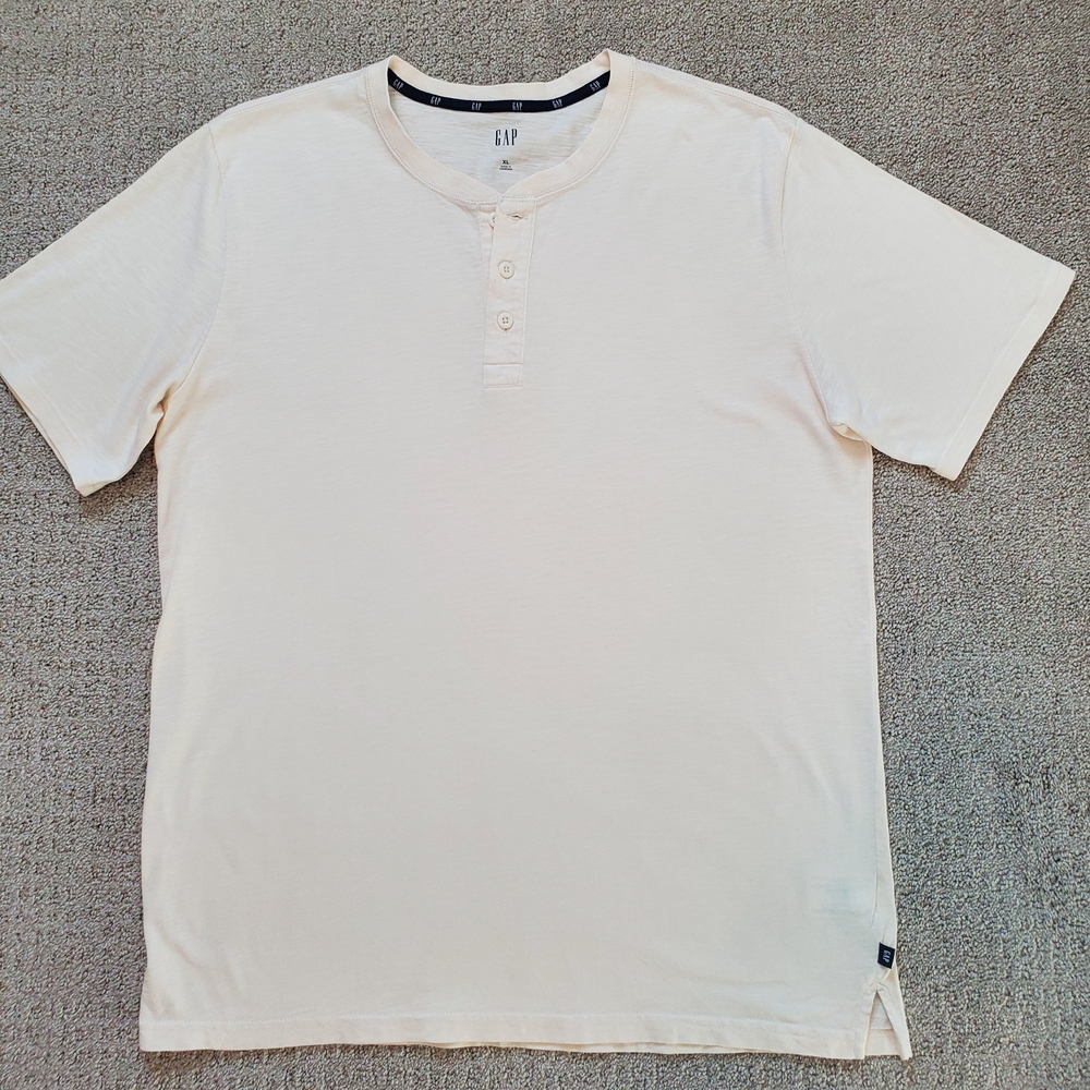 GAP Shirt Cotton Henley  XL